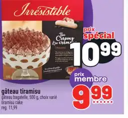 Metro GÂTEAU TIRAMISU IRRESISTIBLE | IRRESISTIBLE TIRAMISU CAKE offer