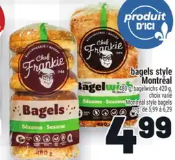 Metro BAGELS STYLE MONTRÉAL | MONTRÉAL STYLE BAGELS offer