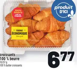 Metro CROISSANTS 100% BEURRE | 100% BUTTER CROISSANTS offer