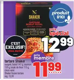 Metro TARTARE SHAKER | SHAKER FROZEN TARTARE offer