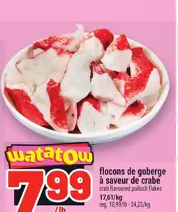Metro FLOCONS DE GOBERGE À SAVEUR DE CRABE | CRAB FLAVOURED POLLOCK FLAKES offer