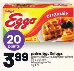 Metro GAUFRES EGGO KELLOGG'S | KELLOGG'S EGGO WAFFLES offer