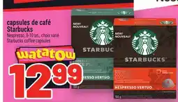 Metro CAPSULES DE CAFÉ STARBUCKS | STARBUCKS COFFEE CAPSULES offer