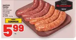 Metro SAUCISSES FRAÎCHES | FRESH SAUSAGES offer