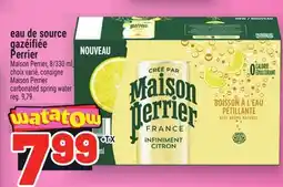 Metro EAU DE SOURCE GAZÉIFIÉE PERRIER | MAISON PERRIER CARBONATED SPRING WATER offer
