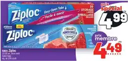 Metro SACS ZIPLOC | ZIPLOC BAGS offer