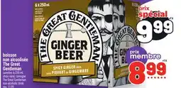 Metro BOISSON NON ALCOOLISÉE THE GREAT GENTLEMAN | THE GREAT GENTLEMAN NON-ALCOHOLIC DRINK offer