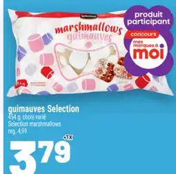 Metro GUIMAUVES SELECTION | SELECTION MARSHMALLOWS offer