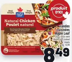 Metro VIANDES CUISINÉES MAPLE LEAF | MAPLE LEAF COOKED MEATS offer