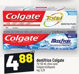 Metro DENTIFRICE COLGATE | COLGATE TOOTHPASTE offer
