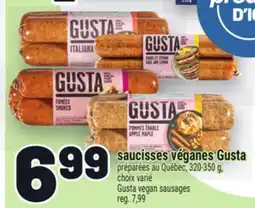 Metro SAUCISSES VÉGANES GUSTA | GUSTA VEGAN SAUSAGES offer