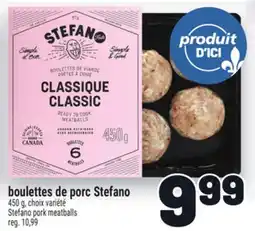 Metro BOULETTES DE PORC STEFANO offer