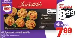 Metro NIDS D'OIGNONS ET CREVETTES IRRESISTIBLE offer