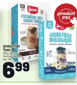 Metro GRUAU-FRIGO YUMI | YUMI OVERNIGHT OATS offer