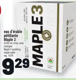 Metro EAU D'ÉRABLE PÉTILLANTE MAPLE 3 offer
