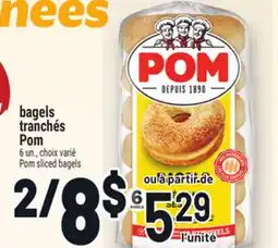Metro BAGELS TRANCHÉS POM | POM SLICED BAGELS offer