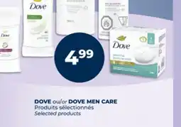 Familiprix DOVE or DOVE MEN CARE, Selected products offer