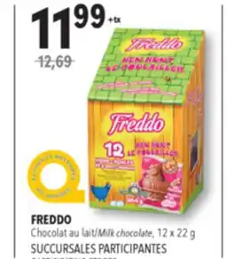 Familiprix FREDDO, Milk chocolate offer