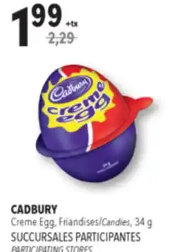 Familiprix CADBURY, Creme Egg, Candies offer