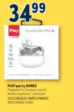 Familiprix PLAY by KONEX Playbuds Pro Wireless earphones 1 pair offer
