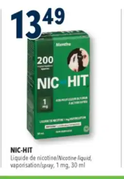 Familiprix NIC-HIT Nicotine liquid Spray offer