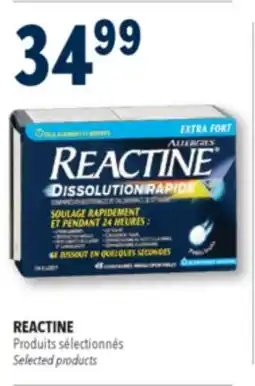Familiprix REACTINE, Selected products offer