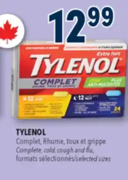 Familiprix TYLENOL, Complete, cold, cough and flu, selected sizes offer