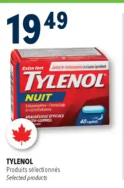 Familiprix TYLENOL, Selected products offer