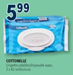Familiprix COTTONELLE, Disposable wipes, 2 x 42 units offer