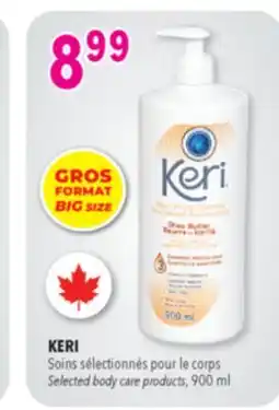 Familiprix KERI Selected body care products offer