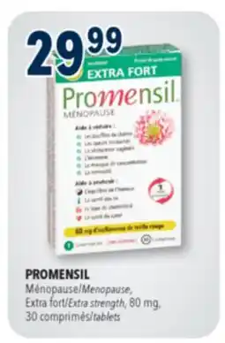 Familiprix PROMENSIL Menopause Extra strength 80 mg 30 tablets offer