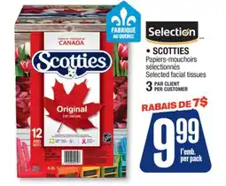 Jean Coutu SCOTTIES Selected facial tissues offer