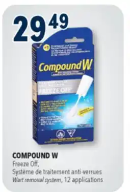 Familiprix COMPOUND W, Freeze Off, Wart removal system, 12 applications offer