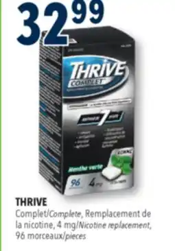Familiprix THRIVE Complete Nicotine replacement offer