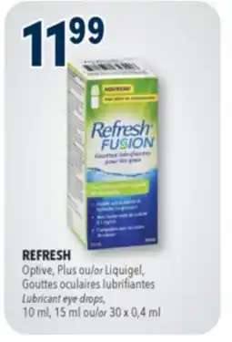 Familiprix REFRESH, Optive, Plus or Liquigel, Lubricant eye drops, 10 ml, 15 ml or 30 x 0,4 ml … offer