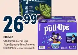 Familiprix Pull-Ups, Selected training pants offer