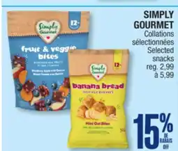 Jean Coutu SIMPLY GOURMET Collations offer