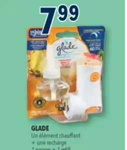 Familiprix GLADE 1 warmer + 1 refill offer