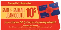 Jean Coutu Jean Coutu gift card offer