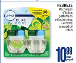 Jean Coutu FEBREZE Selected scented oil refills offer