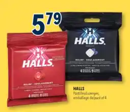 Familiprix HALLS, Lozenges, de 4/pack of 4 offer