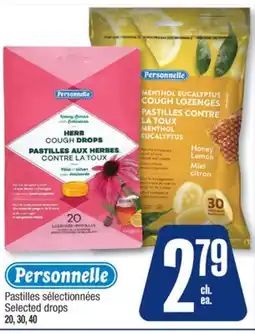 Jean Coutu PERSONNELLE Selected drops offer