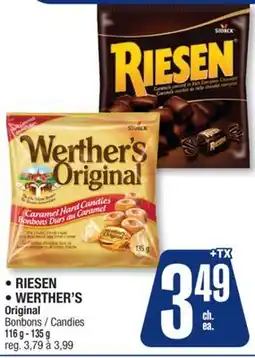 Jean Coutu RIESEN, WERTHER'S Original Candies offer