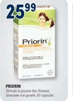 Familiprix PRIORIN, Stimulates hair growth, 60 capsules offer