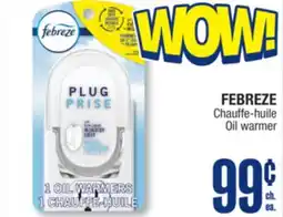 Jean Coutu FEBREZE Oil warmer offer
