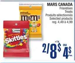Jean Coutu MARS CANADA Treats Selected products offer