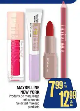 Jean Coutu MAYBELLINE NEW YORK Selected makeup products offer