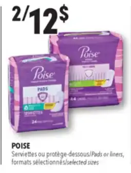 Familiprix POISE, Pads or liners offer
