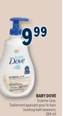 Familiprix BABY DOVE, Eczema Care, Soothing bath treatment offer