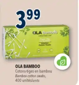 Familiprix OLA BAMBOO, Bamboo cotton swabs, 400 units offer